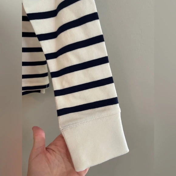 NWOT Boys CrewCuts striped half zip sweater - Picture 5 of 5